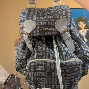 Steve Madden Gray Backpack for Men